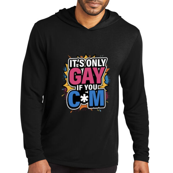 It's Only Gay  - Microterry Pullover Hoodie Thumbnail